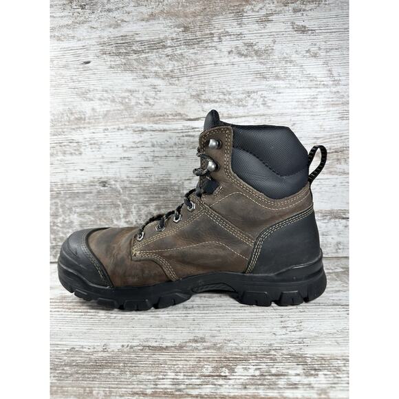 Mens Ariat Treadfast Brown Leather 6\